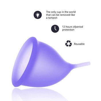 menstrual cup with sterilizer